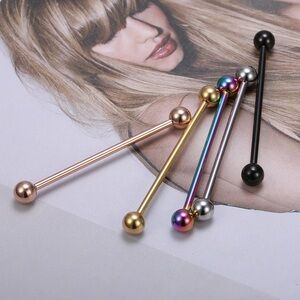 NWT Industrial Ear Piercing - Titanium Earring